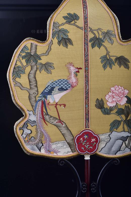 【凤栖梧桐】缂丝梧桐扇-ZX2207052 商品图4