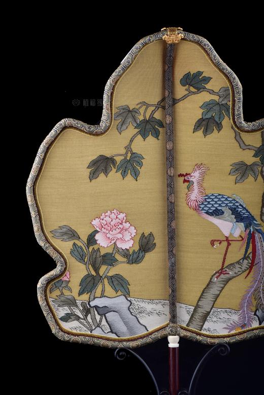 【凤栖梧桐】缂丝梧桐扇-ZX2207052 商品图3