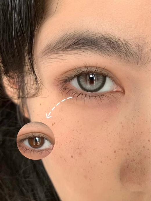 morea 年抛美瞳 冰川引力 直径14.5mm着色13.8mm 0-1000含525/575 商品图12