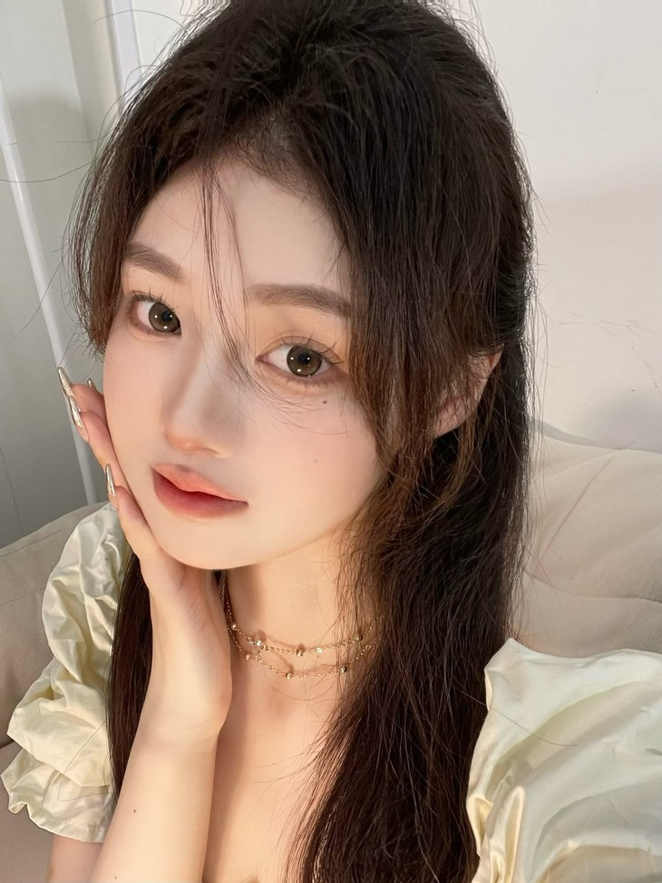 LitchiCream年抛隐形眼镜 青提龙井14.2mm 1副/2片-VVCON美瞳商城18