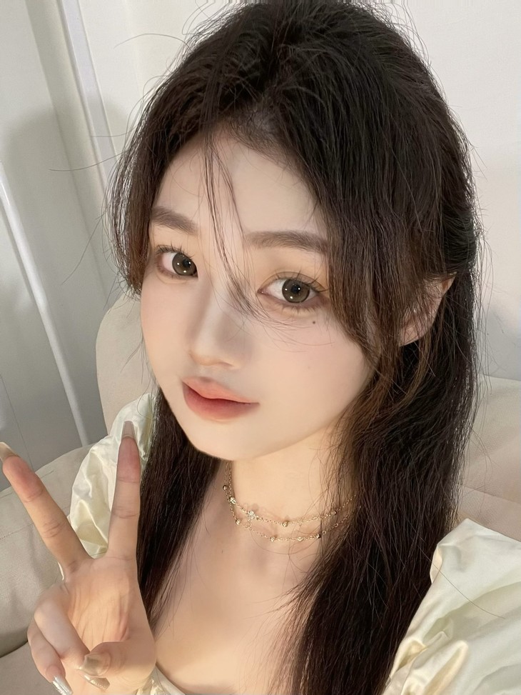 LitchiCream年抛隐形眼镜 青提龙井14.2mm 1副/2片-VVCON美瞳商城19