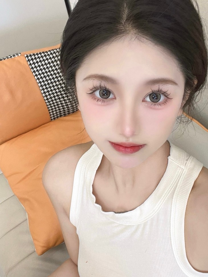 LitchiCream年抛隐形眼镜 青提龙井14.2mm 1副/2片-VVCON美瞳商城12