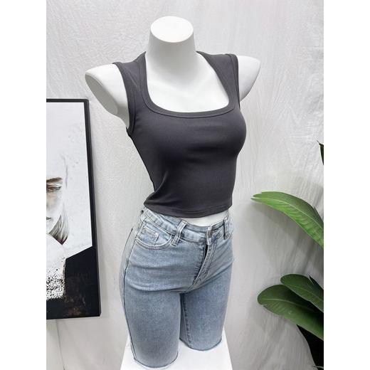 刚需款丨版型超级好 大U领 宽肩吊带#C222902 商品图1