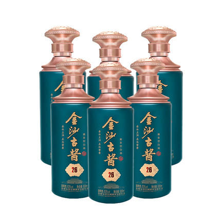 金沙古酱26酱香型白酒53度500ml*1瓶 商品图1