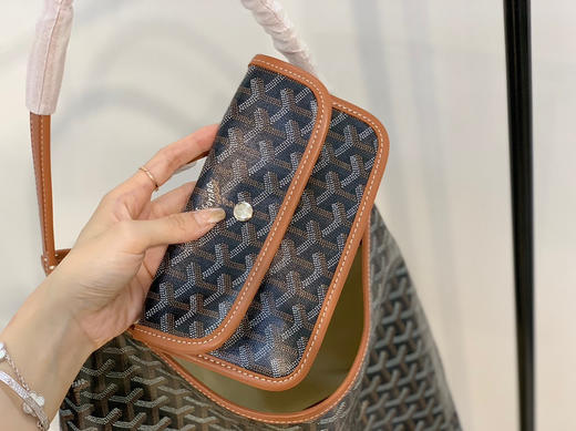 goyard hobo拉链托特-棕色 商品图8