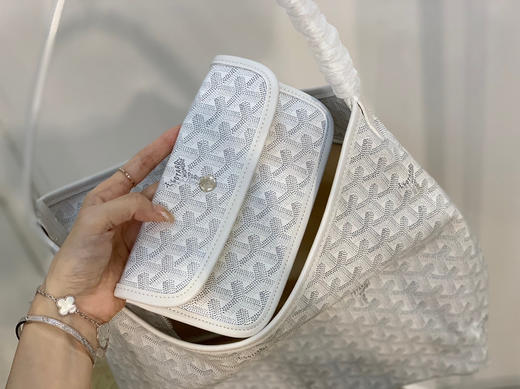 goyard hobo拉链托特-白色 商品图5