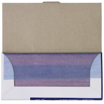 得力(deli)48K经济耐用薄型复写纸(18.5*8.5cm) 100张/盒 财务用品 蓝9370 商品图3