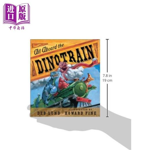 【中商原版】All Aboard the Dinotrain 恐龙快车 英文原版儿童绘本 Deb Lund 商品图1