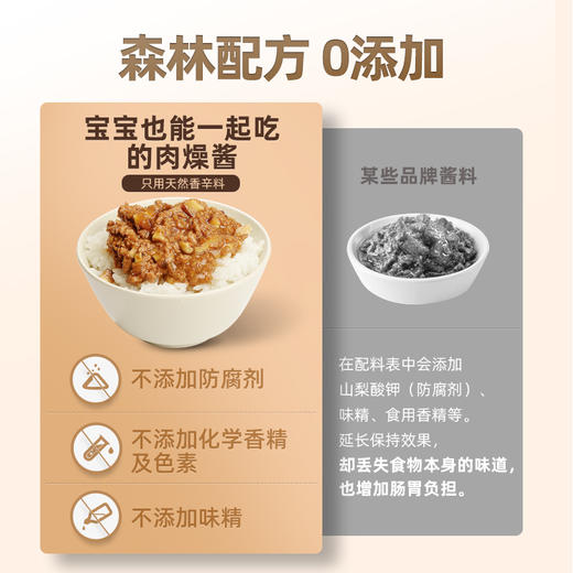 拌饭伴侣·杏鲍菇肉燥酱  还原地道台湾味 商品图2