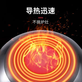 张小泉精铁旋压无涂层全灶具通用炒锅铁锅炒菜锅32cm含锅盖 C30660100 商品图5