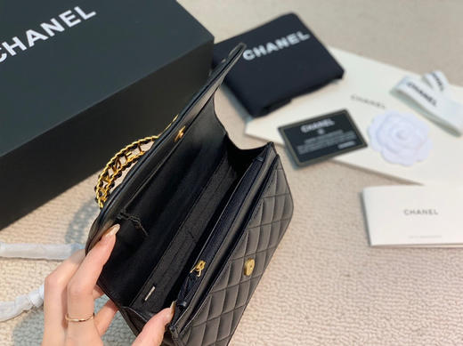 22s 手柄字母woc-黑色羊皮 商品图9