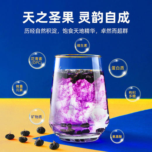 杞里香 黑枸杞子 礼盒装特优牛头大果枸杞子90g*5罐【LXSW2.9】 商品图1