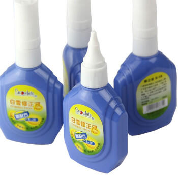 白雪（snowhite）X-18修正液18ml学生涂改液学习办公改正液多用途修正笔蓝瓶单支装 商品图3