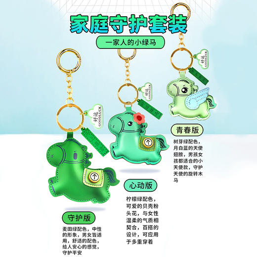 好运绿马《守护宝》银标绿马挂饰 请出示行程卡！ 商品图10