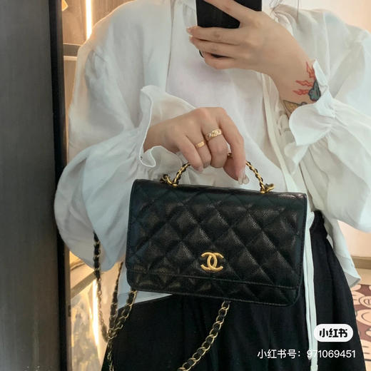 22s 手柄字母woc-黑色牛皮 商品图4