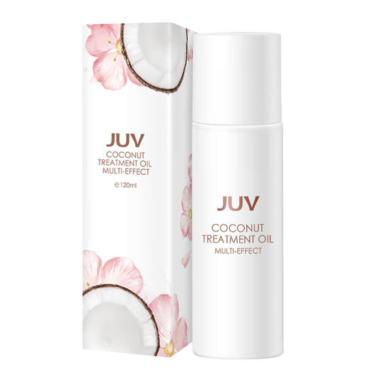 JUV觉芙多效椰子油护理油护发护肤卸妆保湿身体分馏精油按摩油全身120ml 商品图5