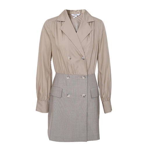 VIMAGE纬漫纪秋季新款洋气收腰显瘦连衣裙V1807413 商品图6