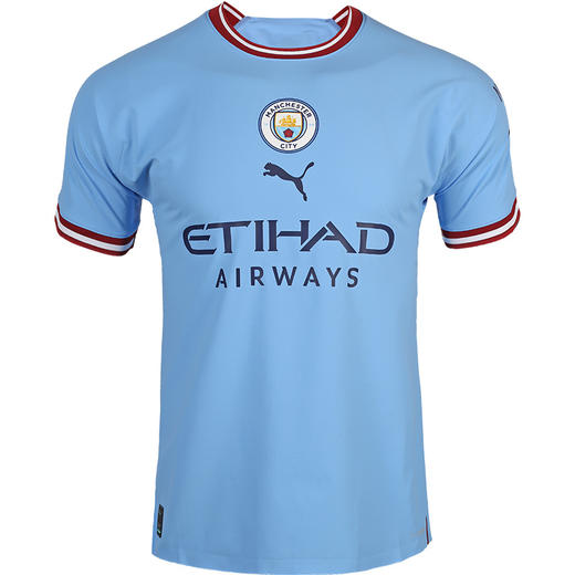 PUMA/彪马 MCFC Home Authentic Jersey22-23赛季曼城主场球员版比赛球衣76570901 商品图5