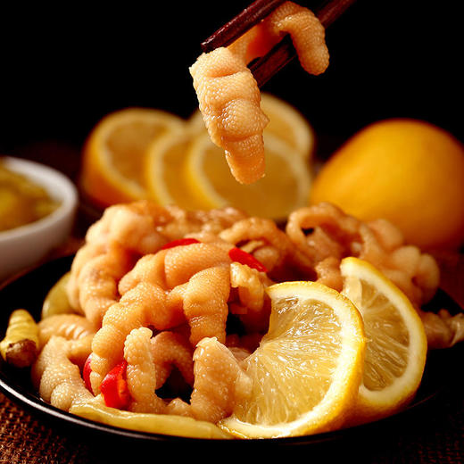 【买二送一！酸辣柠檬无骨凤爪】各大主播推荐，酸甜微辣鸡爪，脆爽可口，原汁原味！你确定不来吃吗？-健康 商品图6