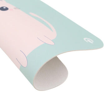 镭拓（Rantopad）S1 皮革防水鼠标垫小号 可爱 桌垫笔记本电脑办公垫 小猫 商品图2