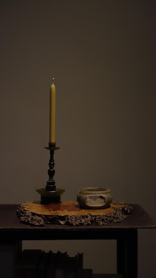 古法琉璃 平安高升烛台 商品图2