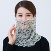 NL-多功能围脖真丝围脖女面罩桑蚕丝脖套假领子夏季遮阳骑行口罩围巾丝巾小领巾 商品缩略图3