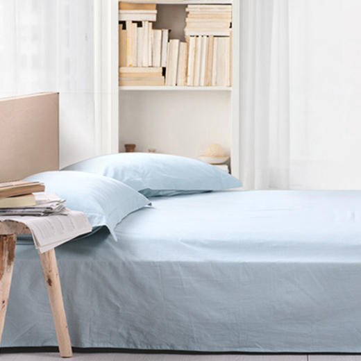 多喜爱 MMK床单〈古都的屋顶瓦（米灰）〉〈二月的紫水晶（灰紫）〉《薄冰之春的水塘（水蓝）》 商品图2