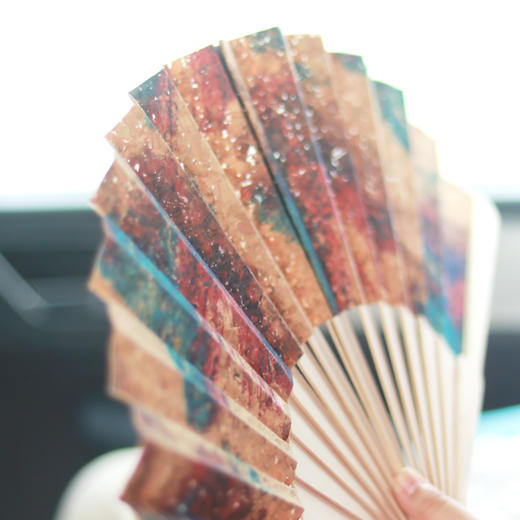 *自营*折叠木扇子#夏日好伴侣#新中式折扇撒扇摺迭扇。 商品图4