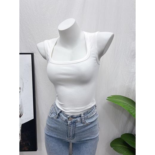 刚需款丨版型超级好 大U领 宽肩吊带#C222902 商品图4