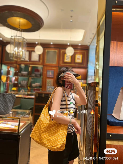 goyard hobo拉链托特-落日黄 商品图1