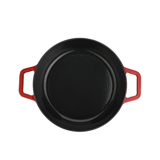 BGA2601 宝玑琅彩系列28cm珐琅铸铁焖焗海鲜锅 经典红 商品图6