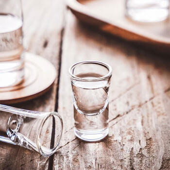 CLITON白酒杯分酒器100ml酒具套装一口小酒杯子弹杯刻度酒壶酒盅6壶6杯 商品图0