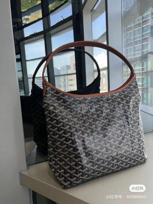 goyard hobo拉链托特-棕色 商品图4