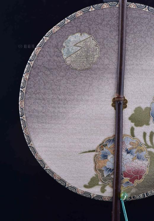 【月朦胧】花卉正绢团扇1-ZX2207055（不含扇架） 商品图5