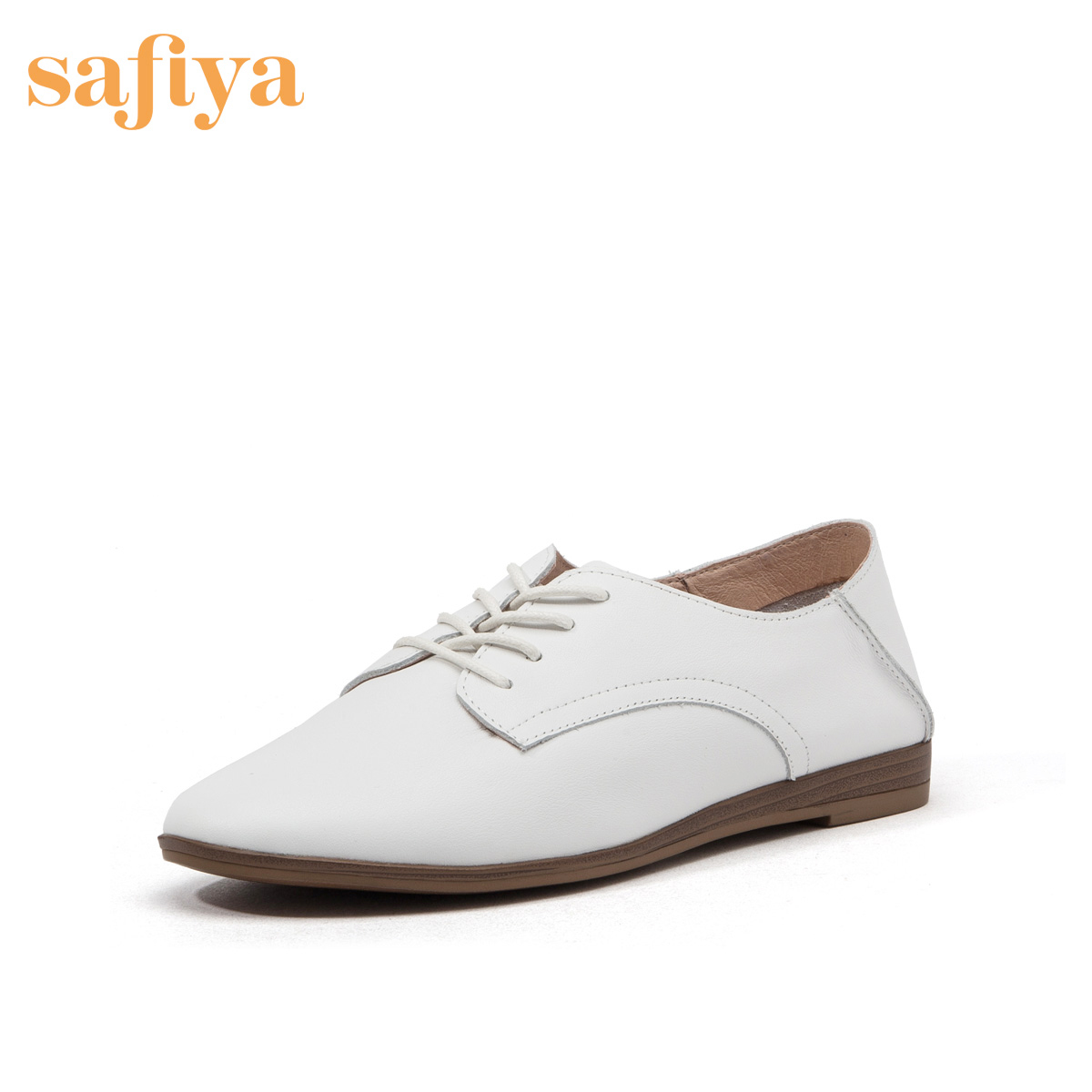 Safiya索菲娅英伦风两穿休闲小皮鞋女透气舒适SF91112120
