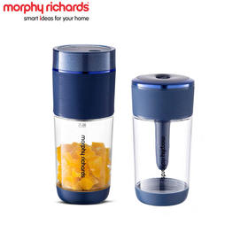 W | 摩飞电器（Morphyrichards）MR9801气泡榨汁杯无线便携式果汁杯小型杯迷你气泡果汁杯【普通快递】