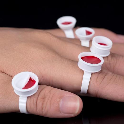 睫毛胶水延时杯50枚//戒子杯小号分隔100枚//胶水垫300片/卸胶棉40片/睫毛清洁棉约1200片 商品图5