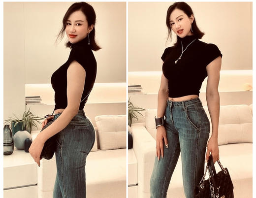 新款J22315322“巨胸T“ 纯欲风复古港风修身高领针织衫（四季可穿） 商品图8