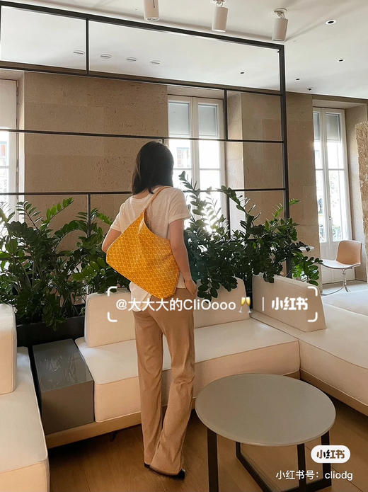 goyard hobo拉链托特-落日黄 商品图2