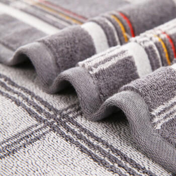 金号毛巾提缎加厚纯棉毛巾 A类标准运动面巾 2条装 72*36cm 125g/条 商品图4