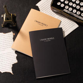 得力（deli）6本A5/60张牛皮纸缝线软抄本办公记事本/ 日记本/ 草稿本/ 文具笔记本子 学生笔记 33458-6