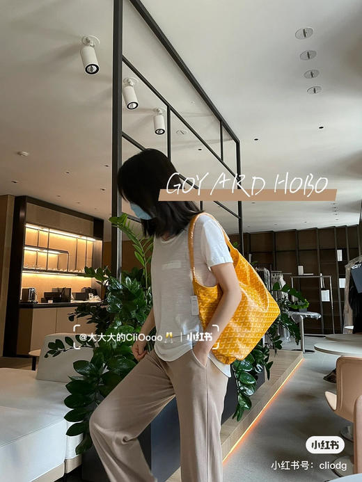 goyard hobo拉链托特-落日黄 商品图0