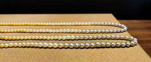 5-5.5mm直径四色渐变神仙彩虹珍珠链 商品图5