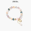ZEGL贝壳笑脸手链女ins小众设计高级感猫眼石粉晶手串闺蜜手饰品 商品缩略图3