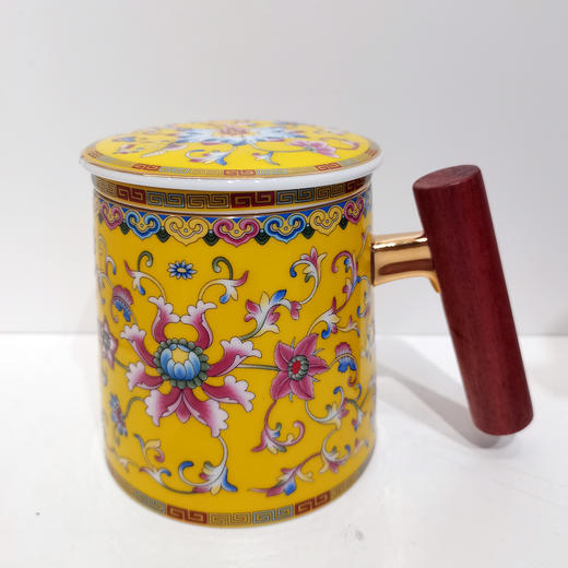 珐琅马克杯°黄/粉 商品图2