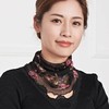NL-真丝印花围脖桑蚕丝网眼真丝围脖套头围巾丝巾遮阳春夏百搭假领子脖套女 商品缩略图7