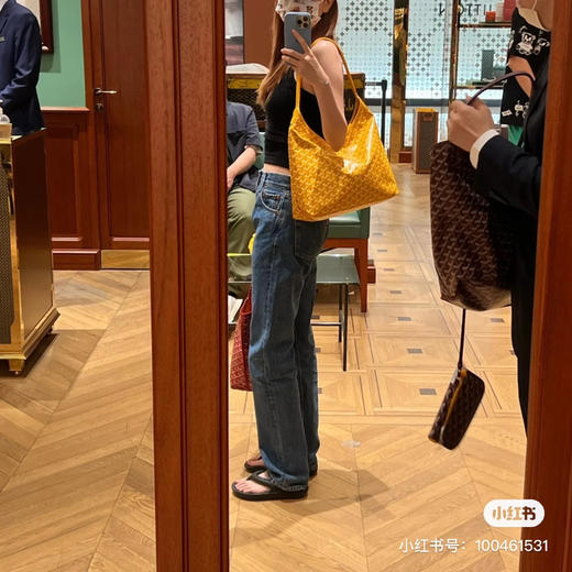 goyard hobo拉链托特-落日黄 商品图4