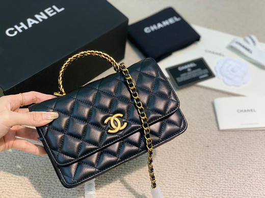 22s 手柄字母woc-黑色羊皮 商品图8