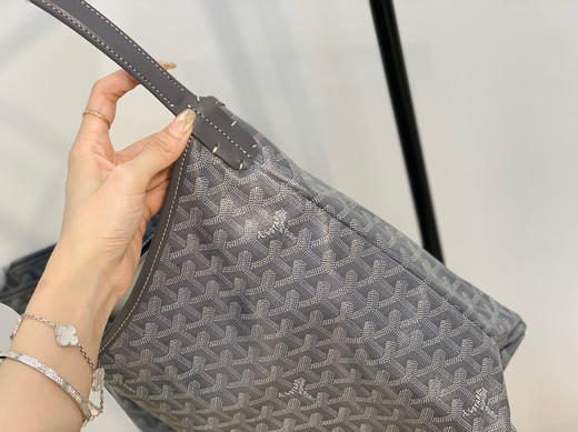 goyard hobo拉链托特-灰色 商品图4