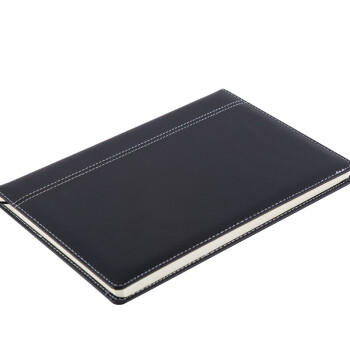 广博16K/114张笔记本本子加厚软面皮面记事本简约商务办公文具笔记本黑色 GBP16730 商品图1